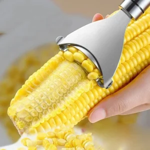 Stainless Steel Corn Cob Peeler Kernel Stripper Cutter Remover Tool.